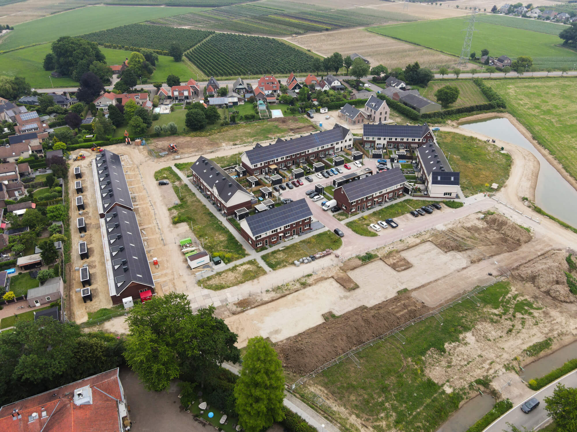 Nieuwbouwwijk Zetten - Beelden uit de lucht